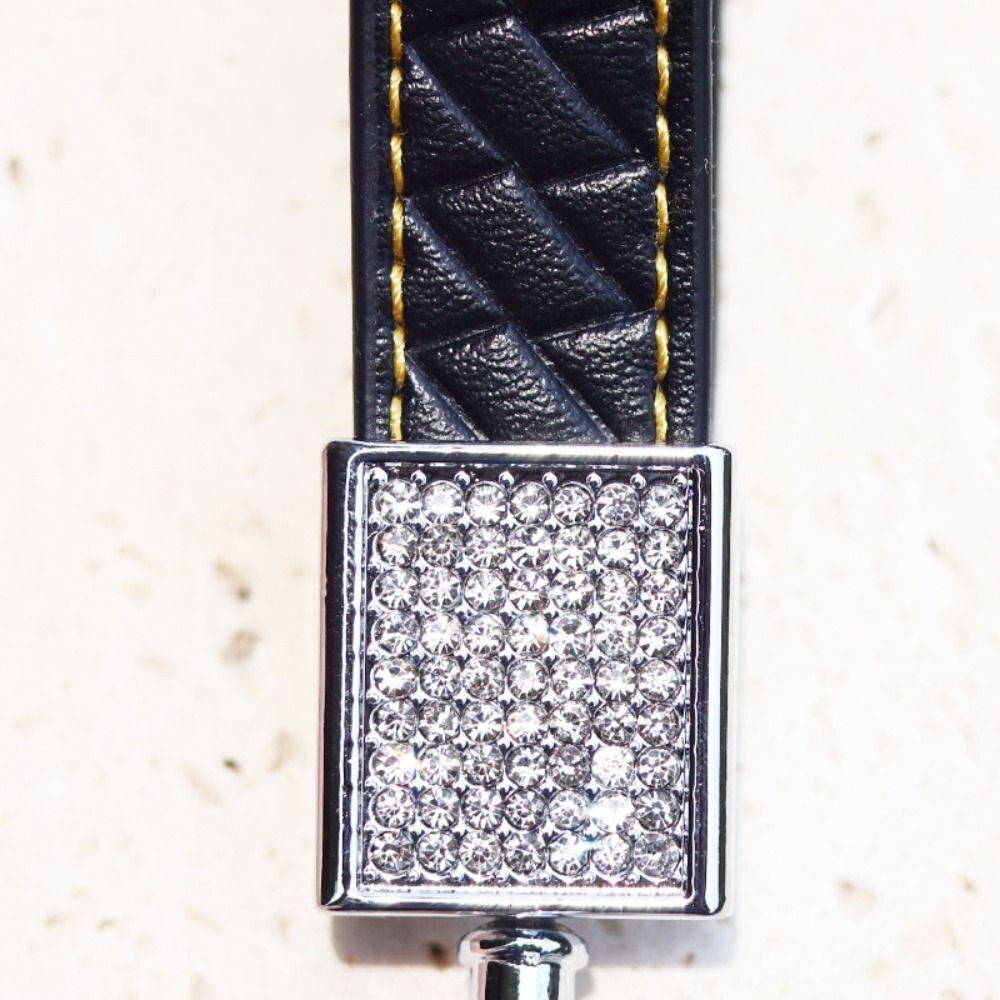 Jewelry Key Ring PU Car Key Ring Chain Holder Fashion Diamond Car Keychain Car