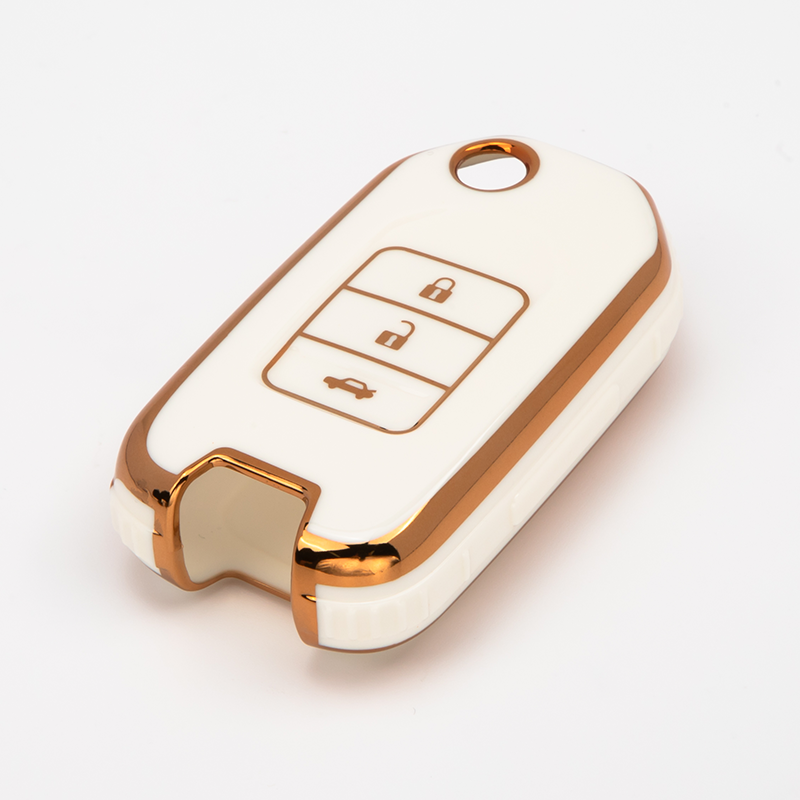 Source factory Fashion 3-button Soft TPU Car Key Cover Auto Smart Key Case for Honda