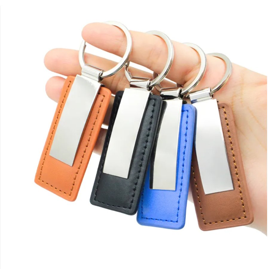 Personalized Key Holders Chain Leather Customized Luxury Keychain Accessories Leather Keychains In Bulk