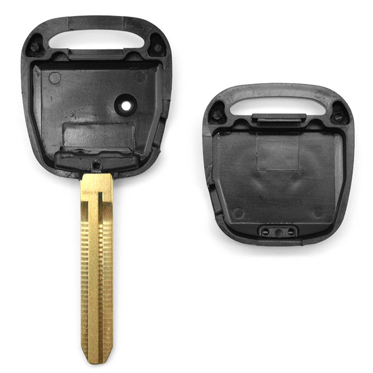 Topbest Remote Key Shell for T-oyota Carina Estima Harrier Side Button 1 Buton Key Blade Length 45mm TOY43 car keys