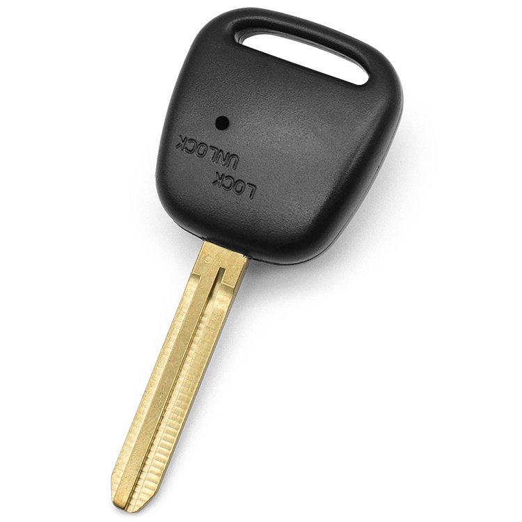 Topbest Remote Key Shell for T-oyota Carina Estima Harrier Side Button 1 Buton Key Blade Length 45mm TOY43 car keys
