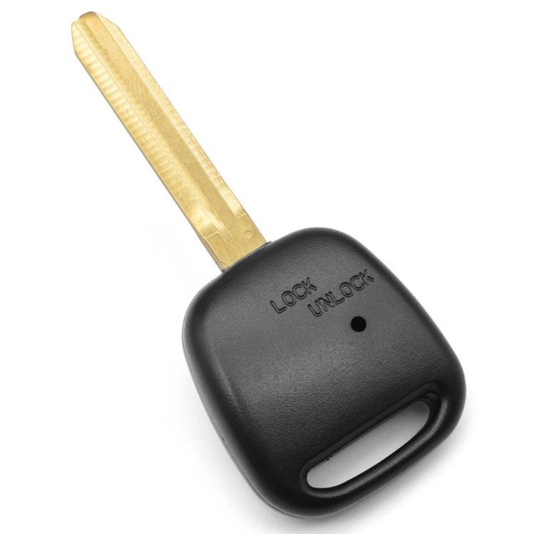 Topbest Remote Key Shell for T-oyota Carina Estima Harrier Side Button 1 Buton Key Blade Length 45mm TOY43 car keys