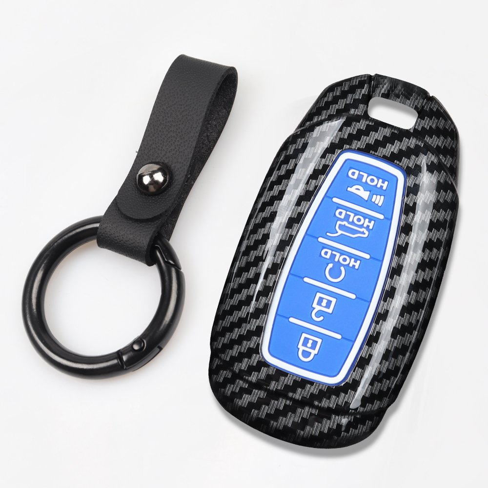 ABS Car Remote Fob Key Case Cover Bag For Hyundai i30 i30N Veloster Palisade Grandeur IG Venue 2017-2019 2020 2021 Accessories