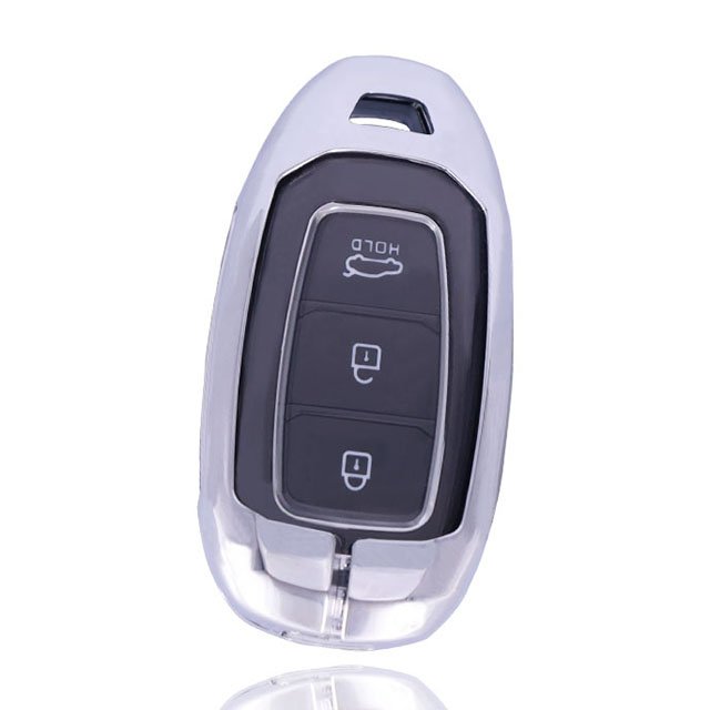 Design and manufacture electroplate chrome metal car key case cover car key accessories series product