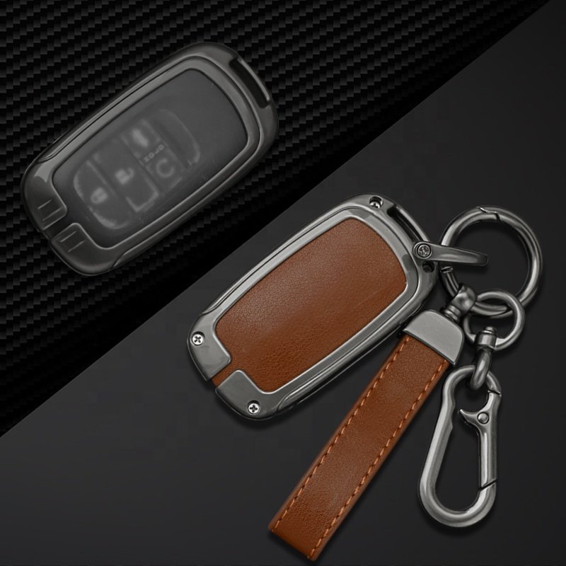 Best Quality Promotional Customizable Zetal Leather Car Key Covers
