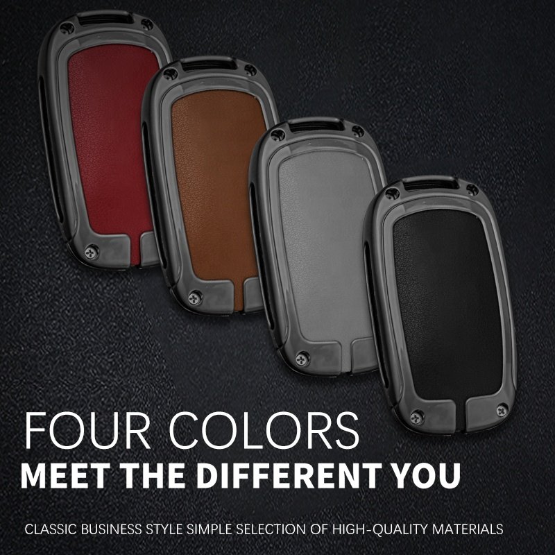 Best Quality Promotional Customizable Zetal Leather Car Key Covers