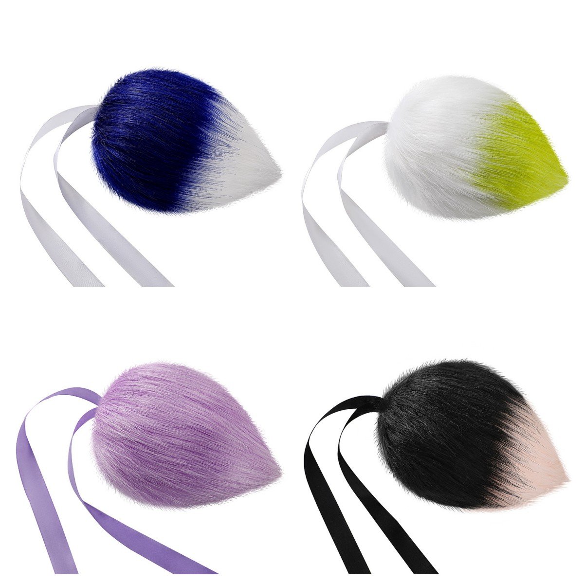 Cute Rabbit Tail Bunny fur Tail children girls boy Furry Animal Cosplay Tail plush Comic show live props performance for kids