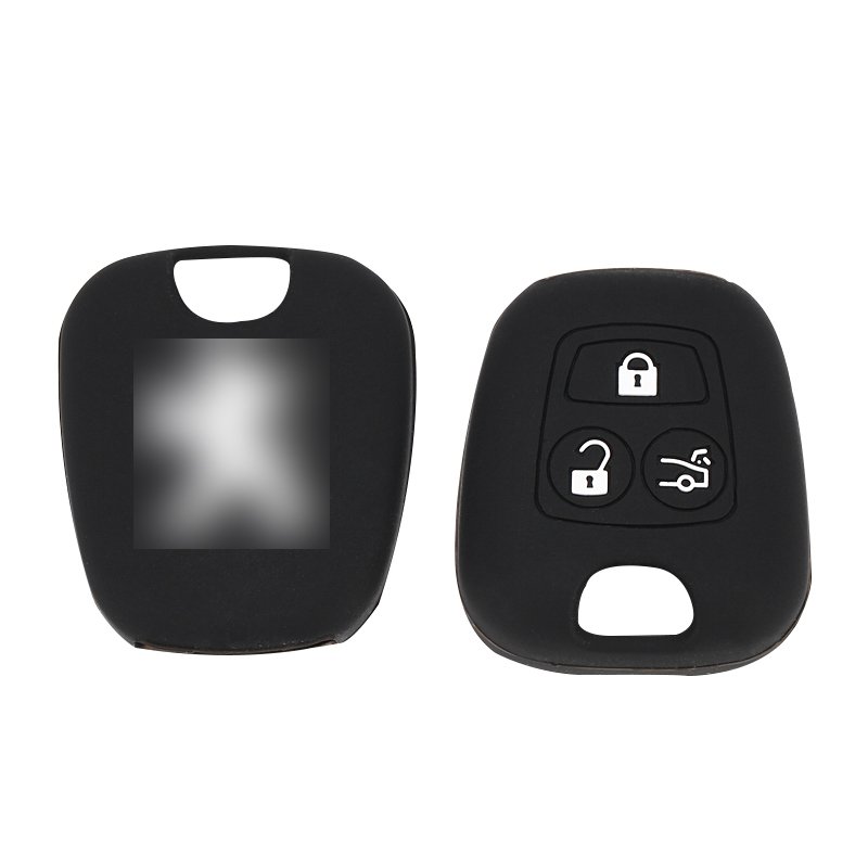 High Quality Silicone Key Cover Case for PEUGEOT Remote Control Car Key Protector Accessory
