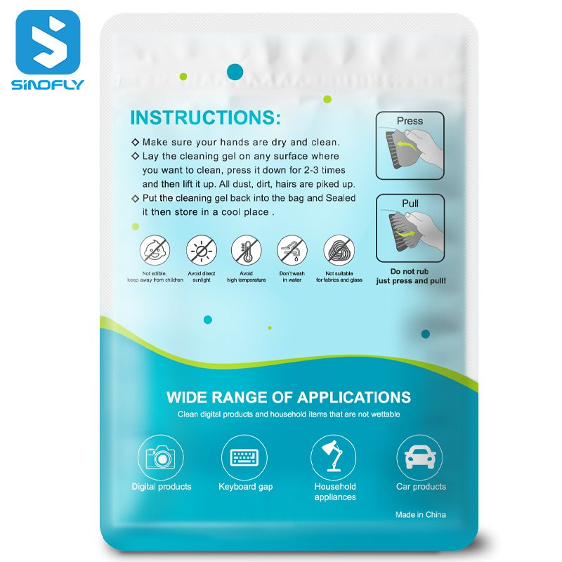 car accessories dust cleaning gel universal 70G cleaning mud super keyboard clean jelly
