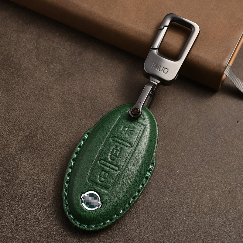It is suitable for Nissan key set XTrail qashqai BlueBird Versa Toula new Tianlai sylphy car leather shell buckle