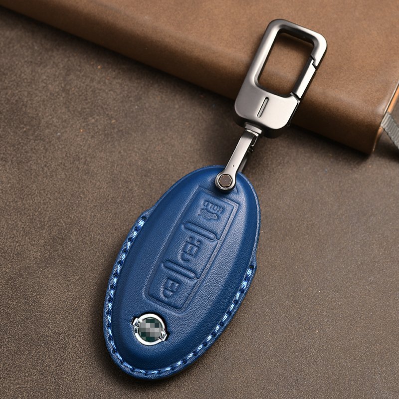 It is suitable for Nissan key set XTrail qashqai BlueBird Versa Toula new Tianlai sylphy car leather shell buckle