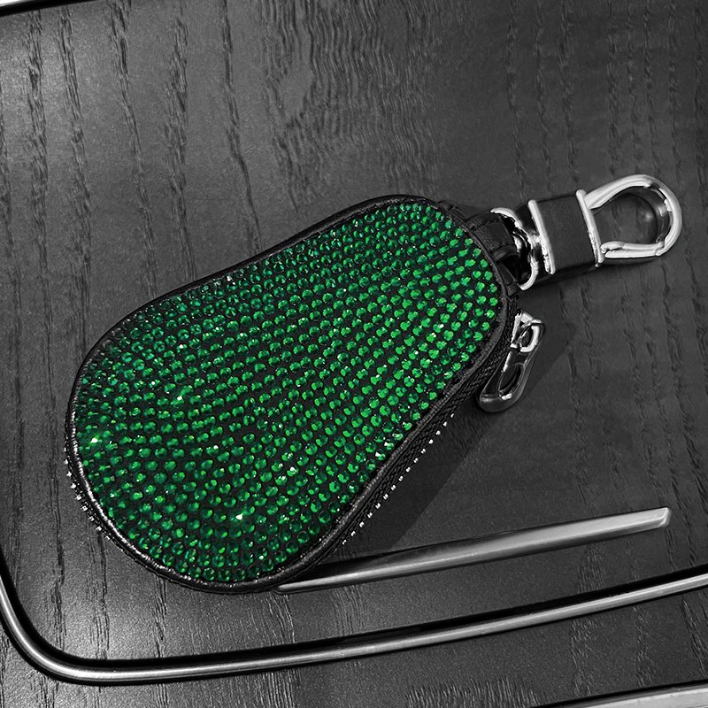 General Interior Car Key Accessories Color Luxury Diamond Car Key Purse Bag Fashion Women Diamond Holder Car Protection