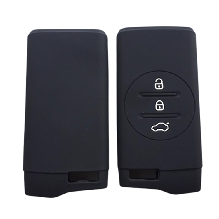 silicone flip folding remote protected car key fobs covers cases skin for chery