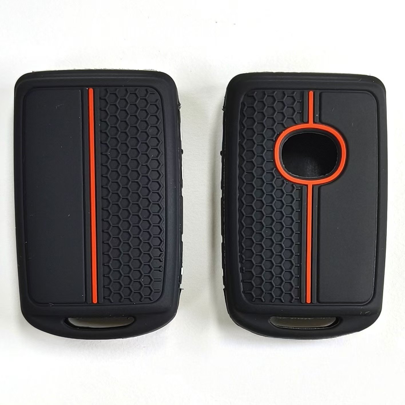 High-quality remote control Car key case Protect with soft Silicone and fashion Grid Car key case for Mazda 3 Axela or CX30