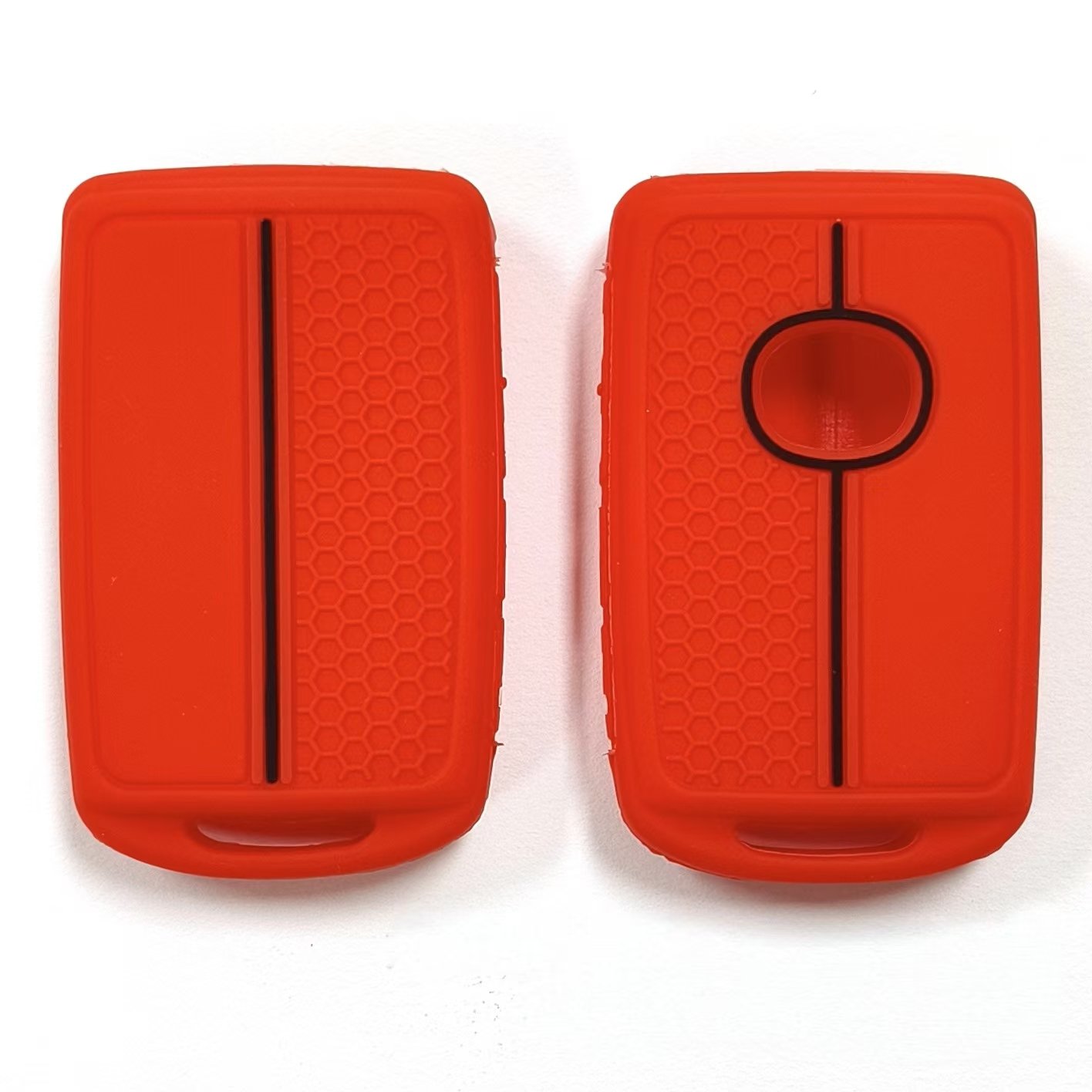 High-quality remote control Car key case Protect with soft Silicone and fashion Grid Car key case for Mazda 3 Axela or CX30