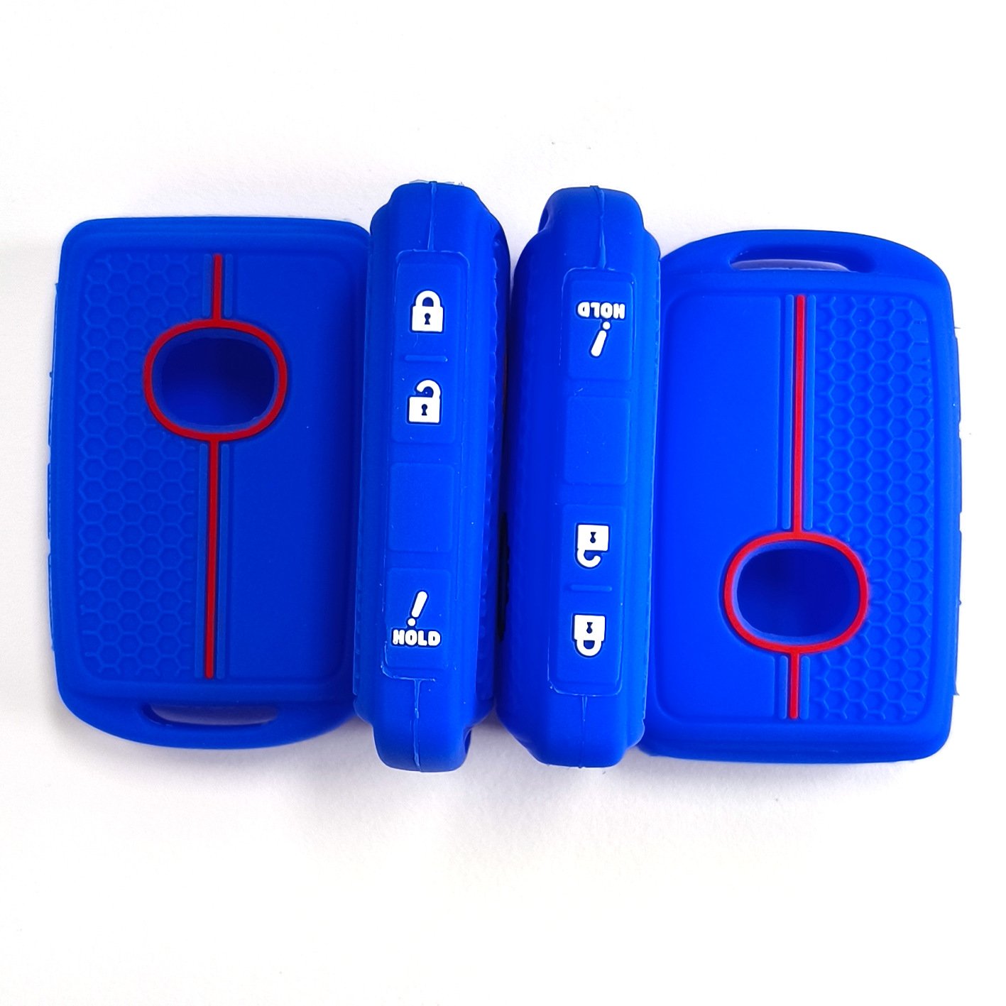 High-quality remote control Car key case Protect with soft Silicone and fashion Grid Car key case for Mazda 3 Axela or CX30