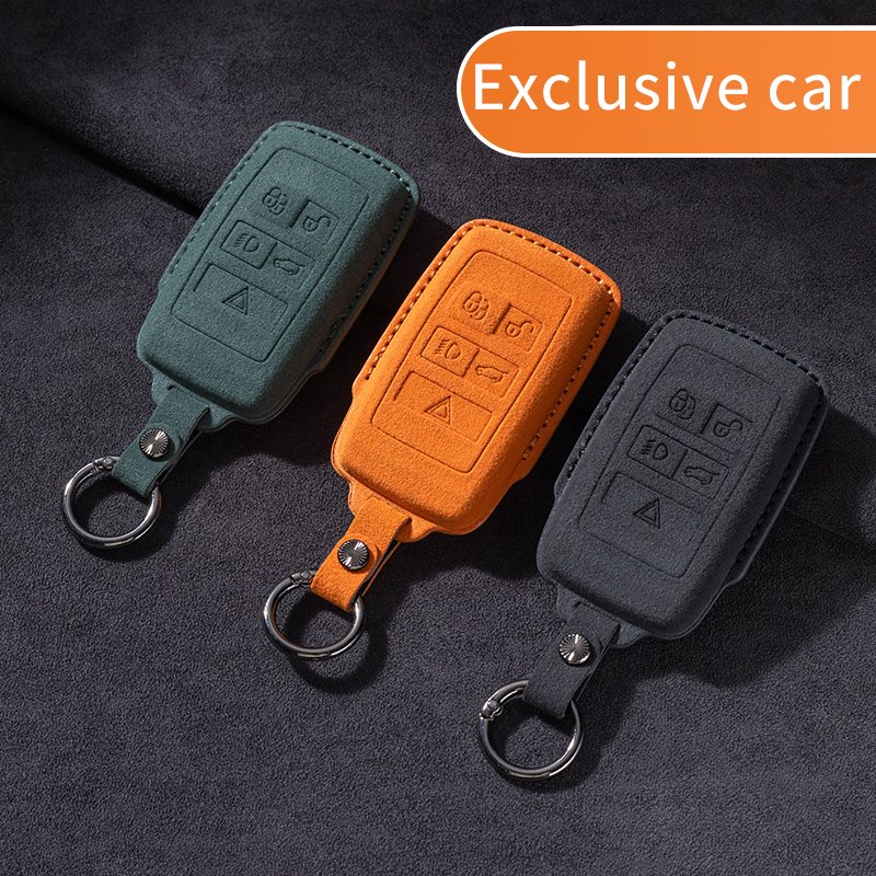 New Car Range Rover Evoque Discovery Range Rover Starliner Defender Car Fur Key Remote Control Protective Cover Auto Accessories