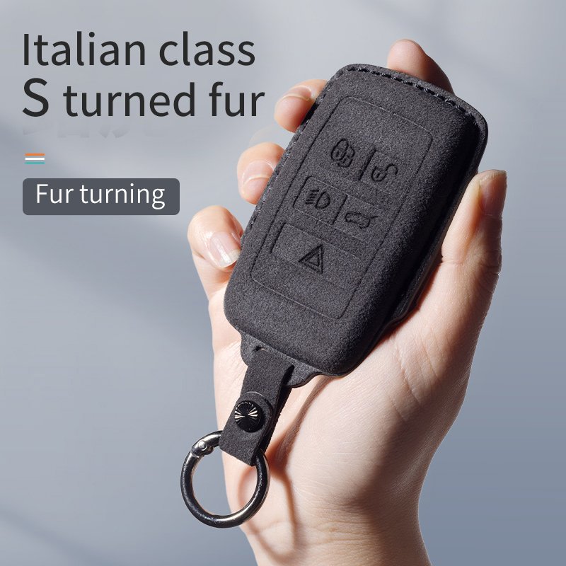 New Car Range Rover Evoque Discovery Range Rover Starliner Defender Car Fur Key Remote Control Protective Cover Auto Accessories
