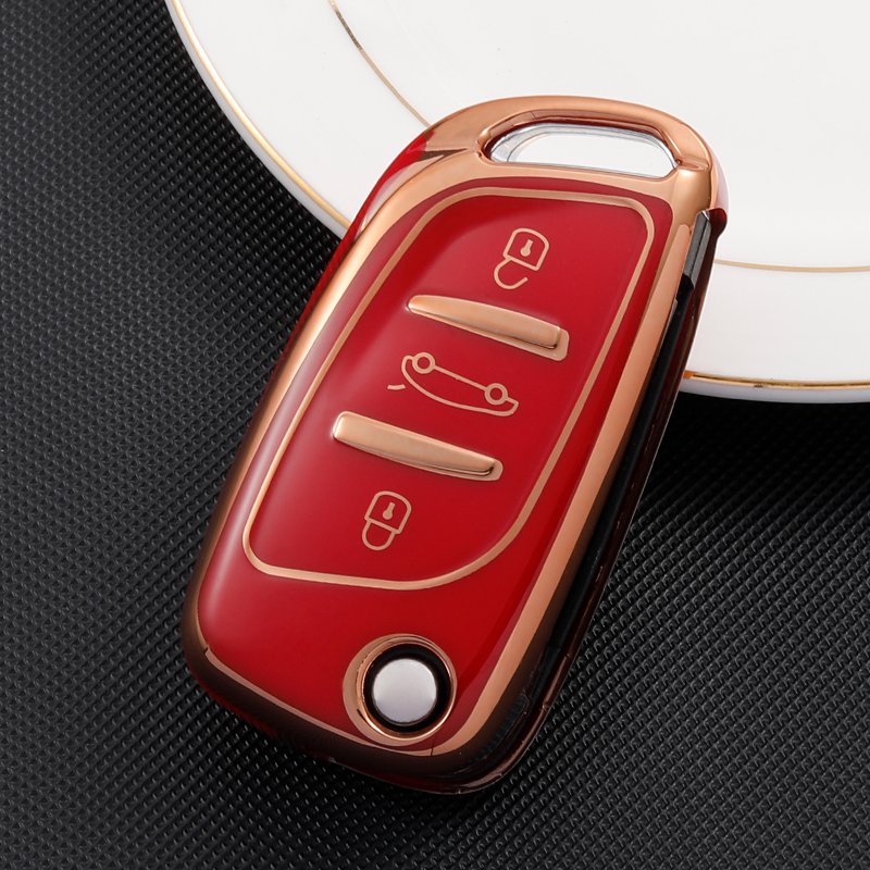 Car Custom Logo TPU Smart Key Case Cover For Peugeot 107 207 306 307 407 308 607 Protective Keyless Accessories