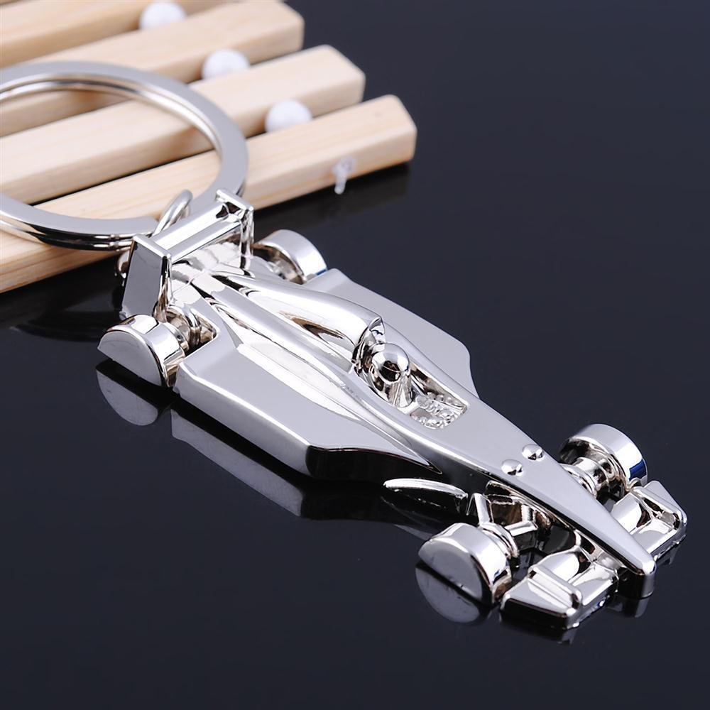 Car keychain Metal creative Racing keychain F1 racing keychain pendant