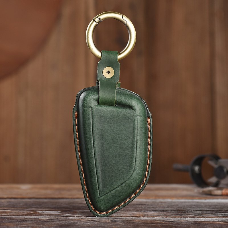 Leather Car Key Case Cover for Bmw F20 G20 G30 X1 X3 X4 X5 G05 X6 Keychain Holder Bag Cover Accessories