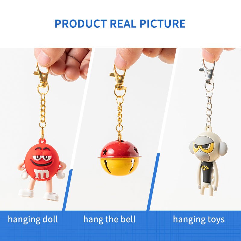 Factory Direct New Design Keychain Mountaineering Bag Dog Buckle Keychain Shoulder Strap Alloy Material Car Metal Accessories
