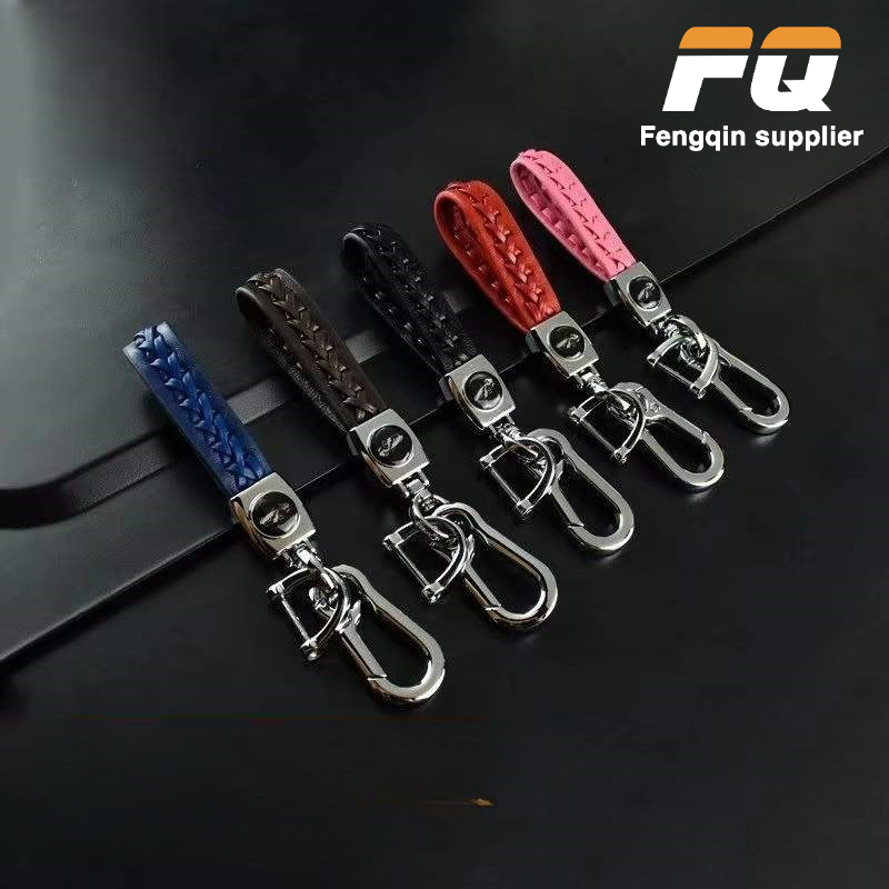 Handcrafted car logo woven car key chain couple key chain key pendant Business gifts automotive supplies wholesale