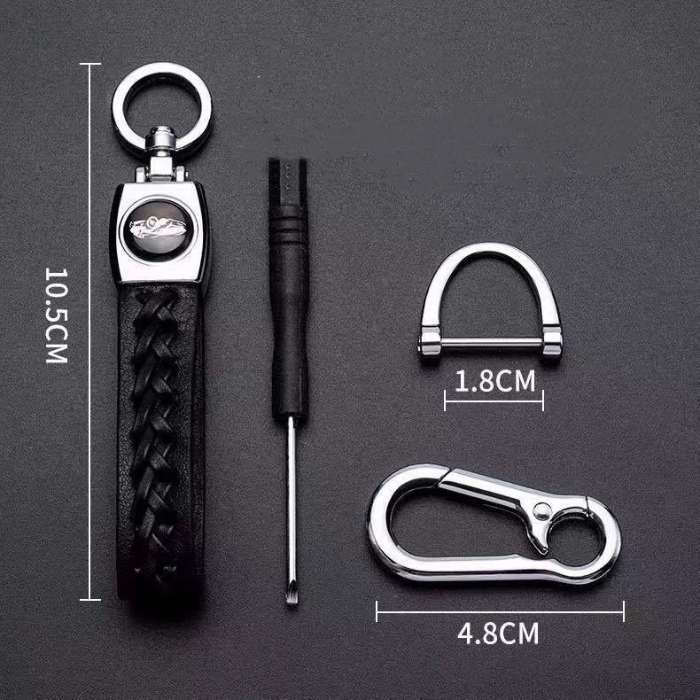 Handcrafted car logo woven car key chain couple key chain key pendant Business gifts automotive supplies wholesale