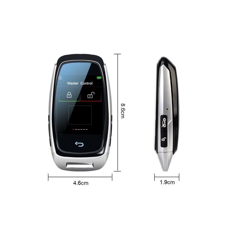 AOXUTONG car universal smart remote control key lcd display smart touch car keys auto electronics smart key for car