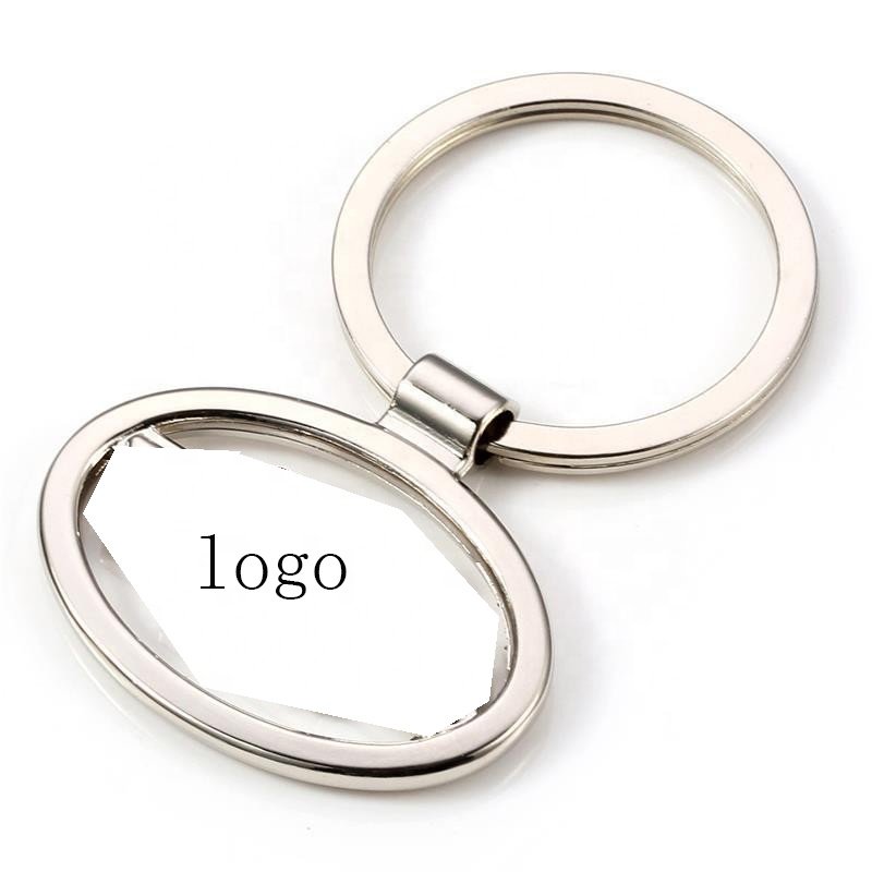 Custom Logo Zinc Alloy Hollowed Out Car Keychain Fits For Audi Hyundai Volkswagen Chevrolet Lexus