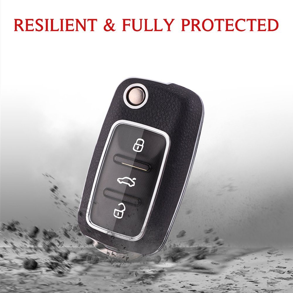 For Volkswagen Key Fob Cover 2/3/4 button key shell fit for Volkswagen Lavida/Sagitar/Magotan/polo/Lamando/TiguanL/Golf/Bora