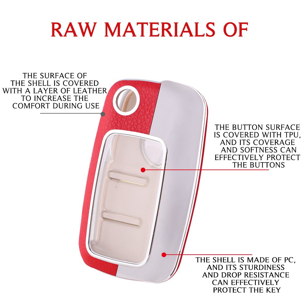 For Volkswagen Key Fob Cover 2/3/4 button key shell fit for Volkswagen Lavida/Sagitar/Magotan/polo/Lamando/TiguanL/Golf/Bora