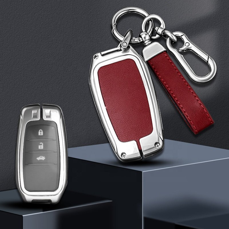 For Cars Key Cover Case For Toyota Land Cruiser 2023 Fashion Zinc Alloy China Wholesale Genuine Leather Car Key Cover