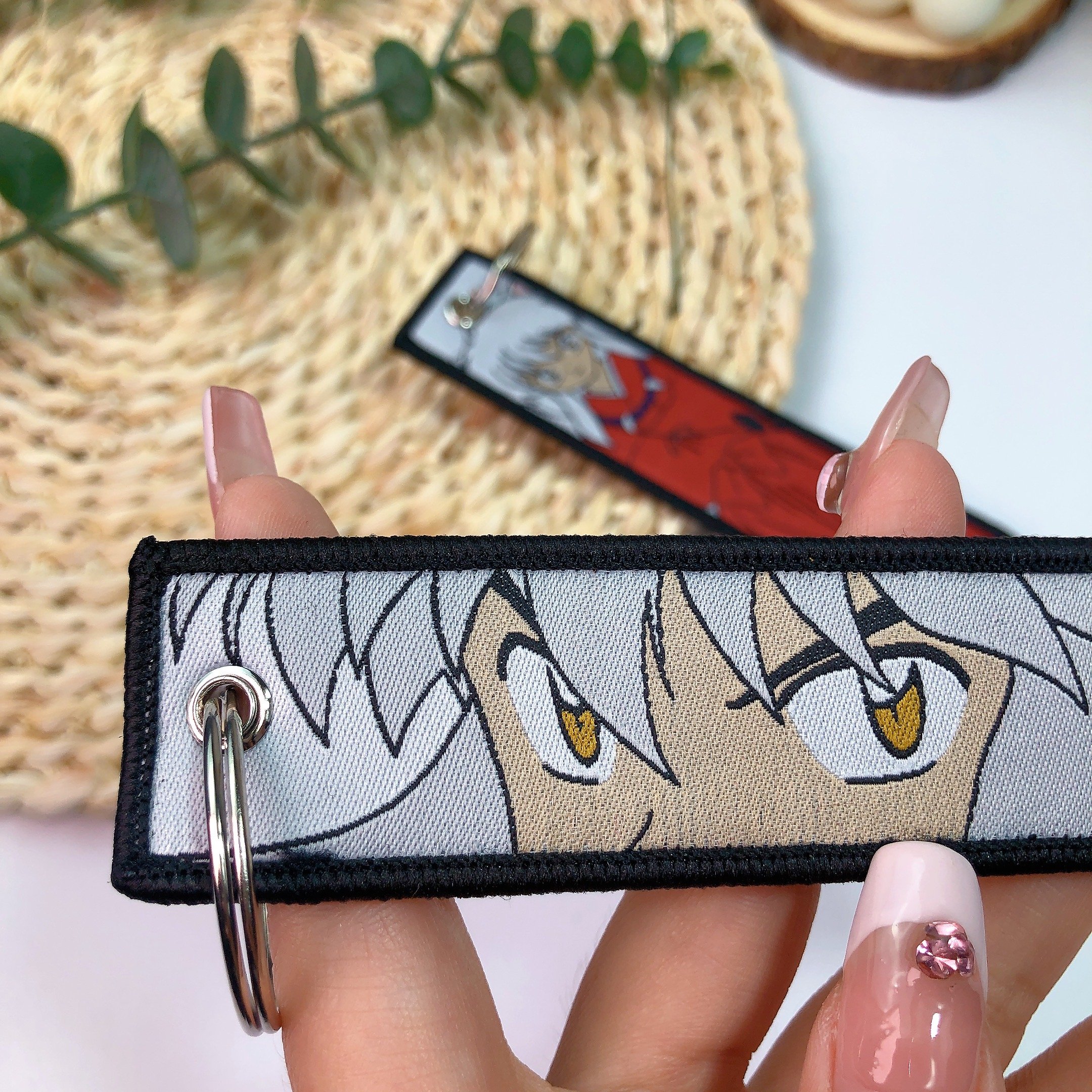 Anime Keychains Jet Tags Motorcycle Car Accessories Key Rings For Luggage Bag Anime Tag Keychain Lanyard Key Chain Holder Gift
