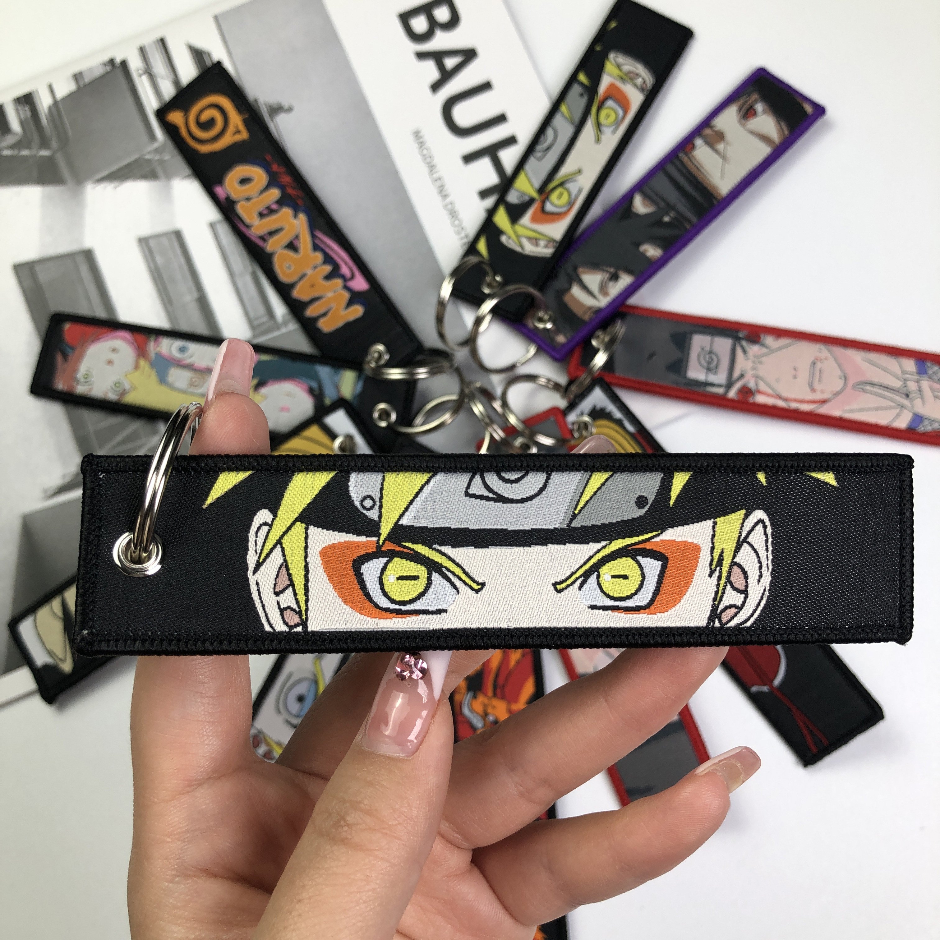 Anime Keychains Jet Tags Motorcycle Car Accessories Key Rings For Luggage Bag Anime Tag Keychain Lanyard Key Chain Holder Gift