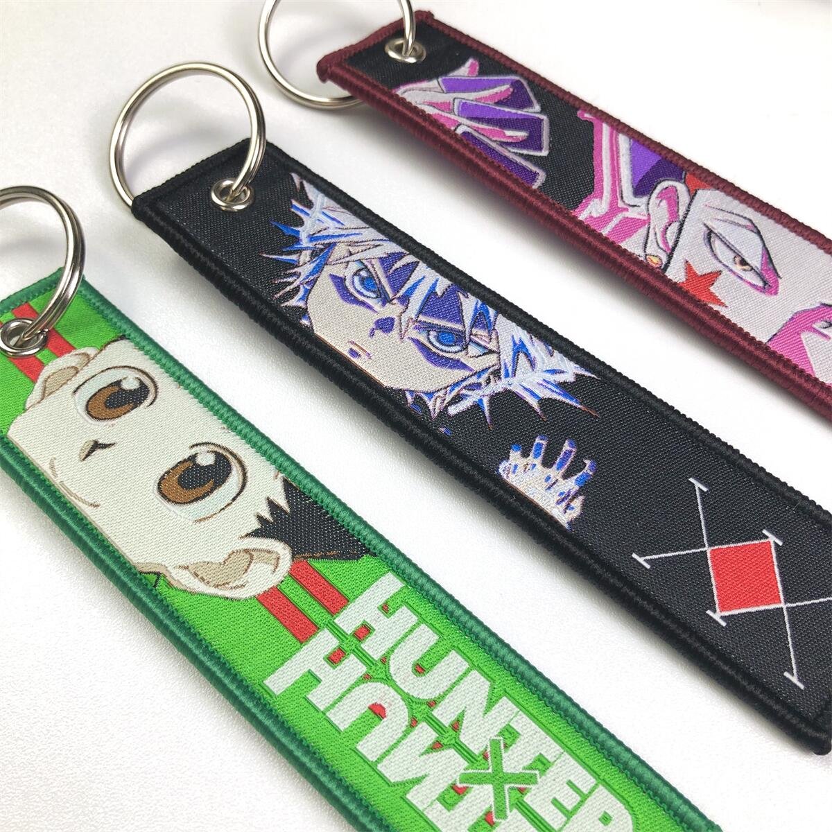 Anime Keychains Jet Tags Motorcycle Car Accessories Key Rings For Luggage Bag Anime Tag Keychain Lanyard Key Chain Holder Gift