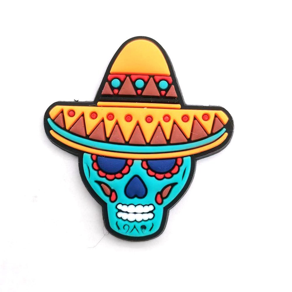 Halloween Custom 2D PVC Food and Beverage Accessories DIY Shoe Decoration Ornaments Personalized Cute Customization