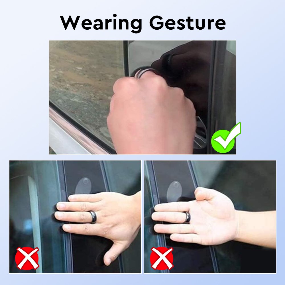 Ceramics Smart Ring Accessories For Tesla Model 3 Y Replace Car Key Card Key Fob Made With Original Chips Waterproof