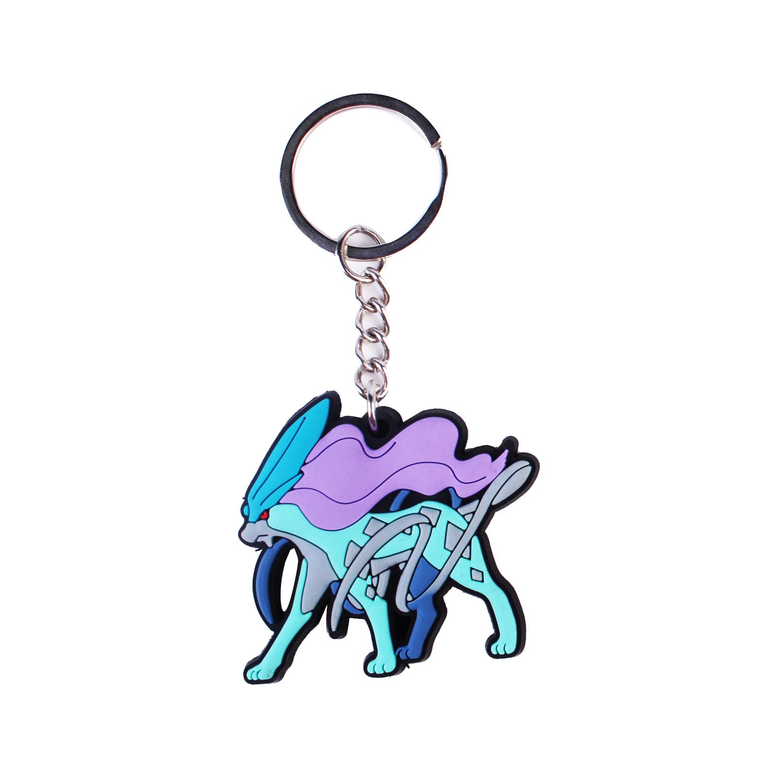 cartoon animal PVC keychain keyring Pocket Monster keychain Key chain car key pendant bag wallet belt accessories Wholesale