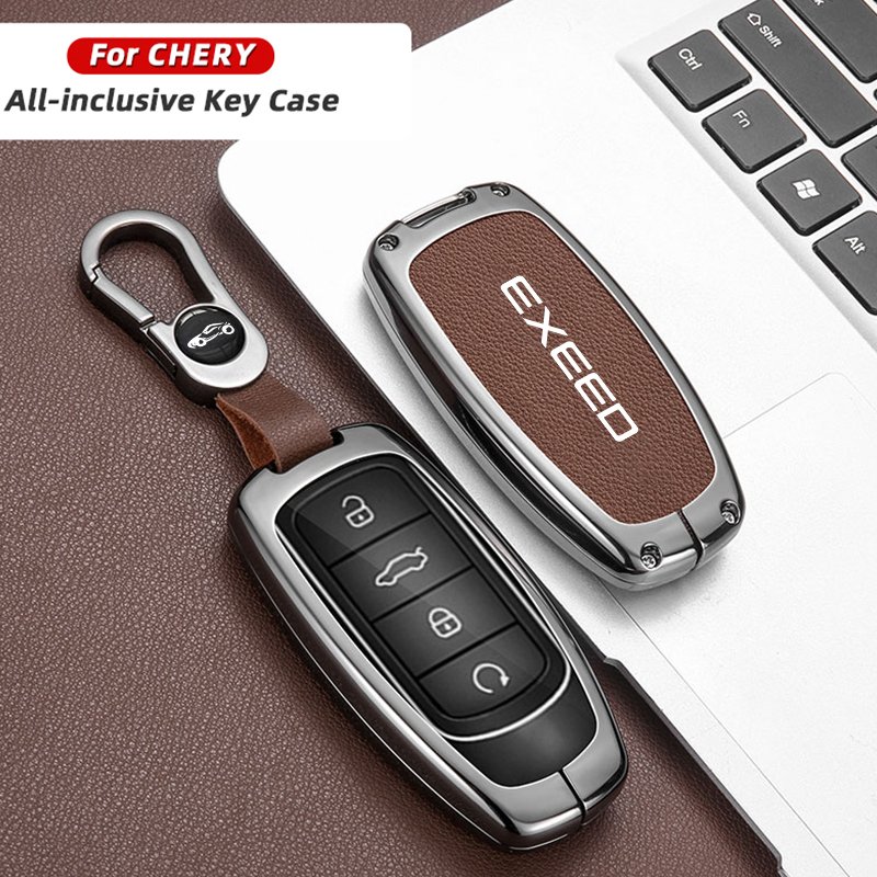 Suitable for Chery EXEED car key cover Xingtu Eta car accessories Zinc alloy automobile remote key cover