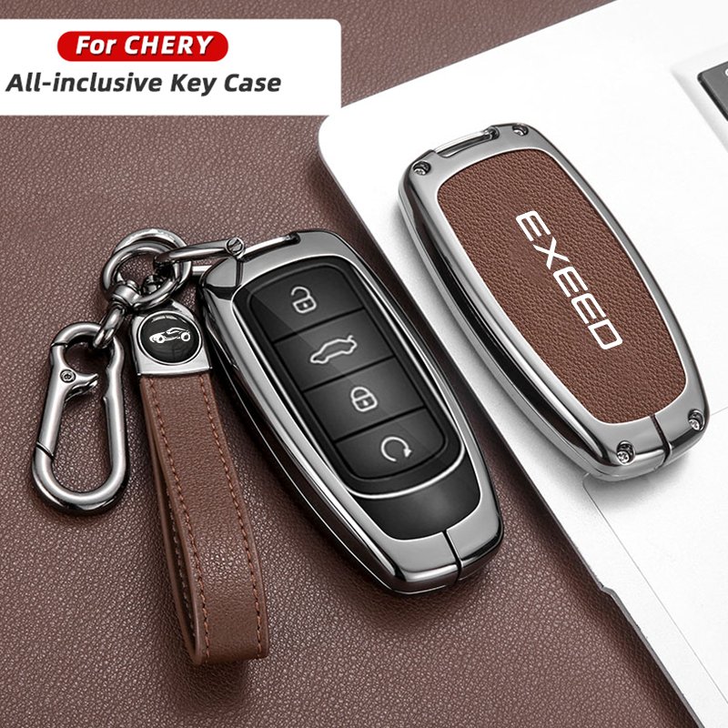 Suitable for Chery EXEED car key cover Xingtu Eta car accessories Zinc alloy automobile remote key cover