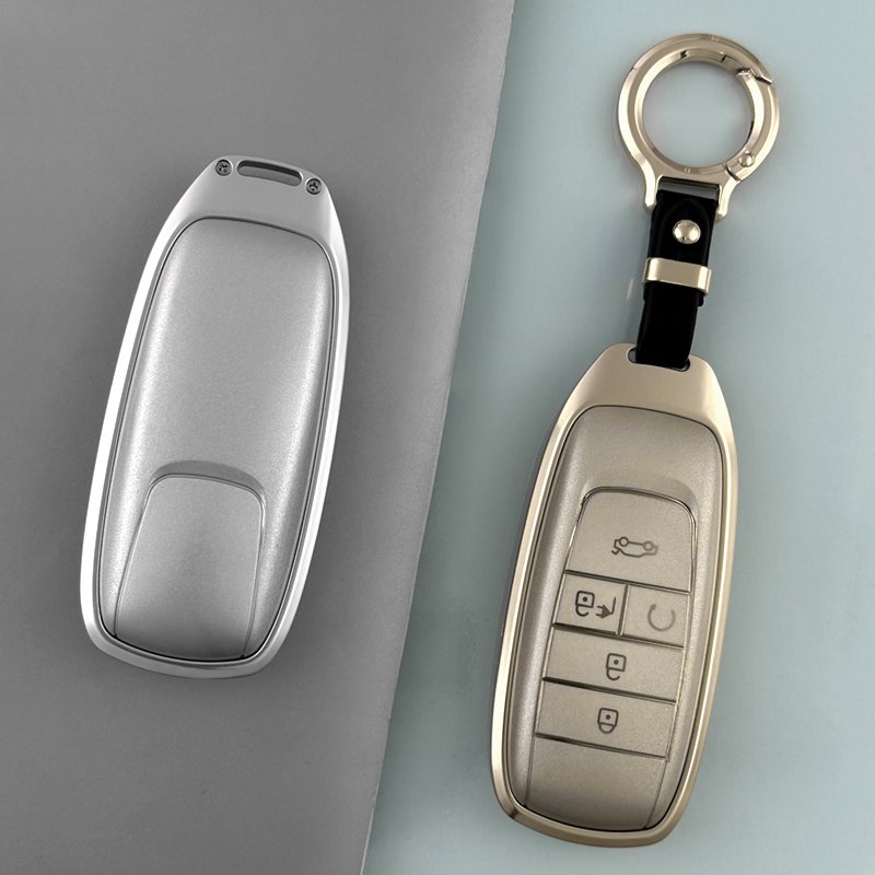Aluminium Alloy Luxury Car Key Bag Cover Compatible For Trumpchi GS8 M8 Metal Car Accessories,metal car key Protective Case