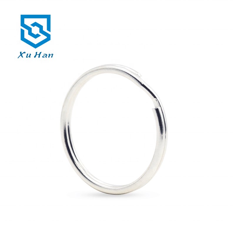 High quality metal 25mm iron keyring split ring diy car key chain Jewelry pendants