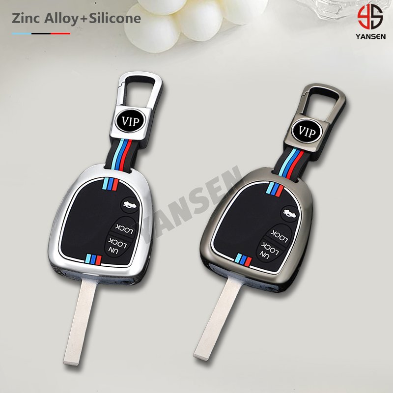 Zinc Alloy + Silicone Car Key Case Cover For Chevrolet Key Protect Accessories
