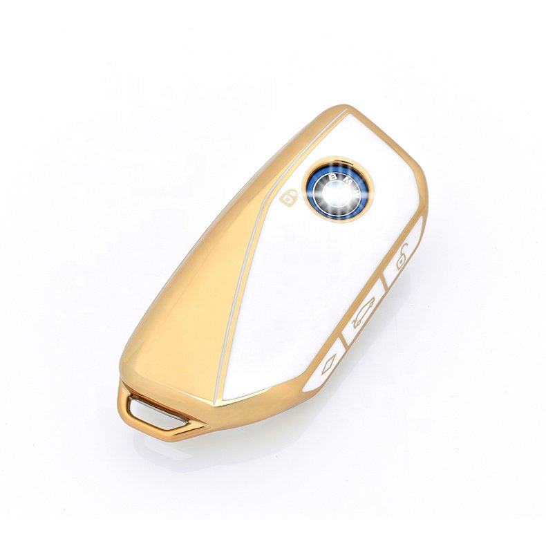 Best Selling Car Accessories Button Car Key Cover Case Cover For Bmw X7 ix 735Li 740Li XM 7 series Car Key Case good quality