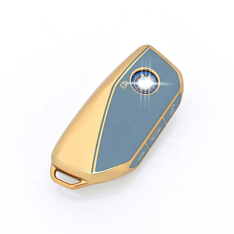 Best Selling Car Accessories Button Car Key Cover Case Cover For Bmw X7 ix 735Li 740Li XM 7 series Car Key Case good quality