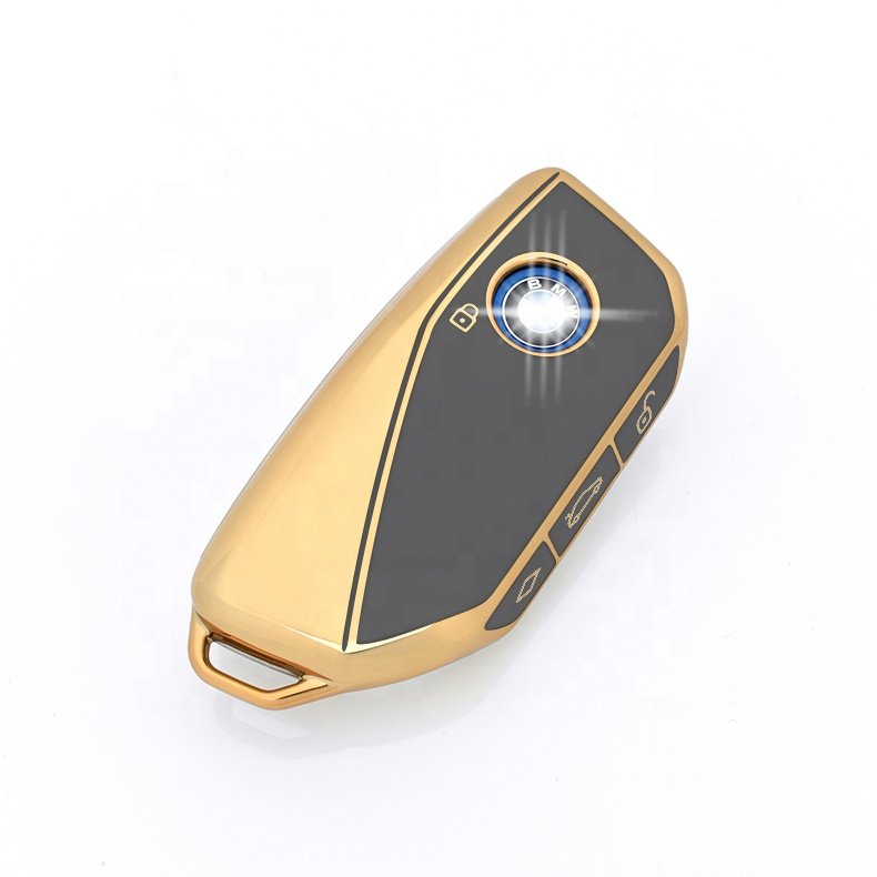 Best Selling Car Accessories Button Car Key Cover Case Cover For Bmw X7 ix 735Li 740Li XM 7 series Car Key Case good quality
