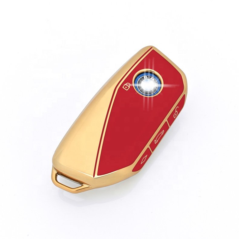 Best Selling Car Accessories Button Car Key Cover Case Cover For Bmw X7 ix 735Li 740Li XM 7 series Car Key Case good quality
