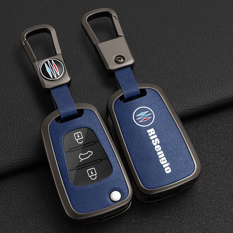 Custom Key Chain Logo Zinc Alloy Car Key Cover Case For Kia RIO K2 K3 K5 Ceed Cerato Sportage SOUL Auto Accessories