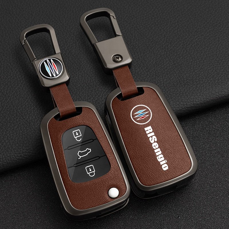 Custom Key Chain Logo Zinc Alloy Car Key Cover Case For Kia RIO K2 K3 K5 Ceed Cerato Sportage SOUL Auto Accessories